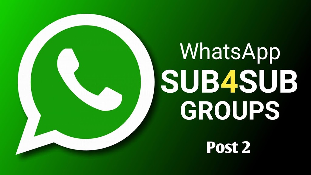 Sub4Sub WhatsApp Group Link